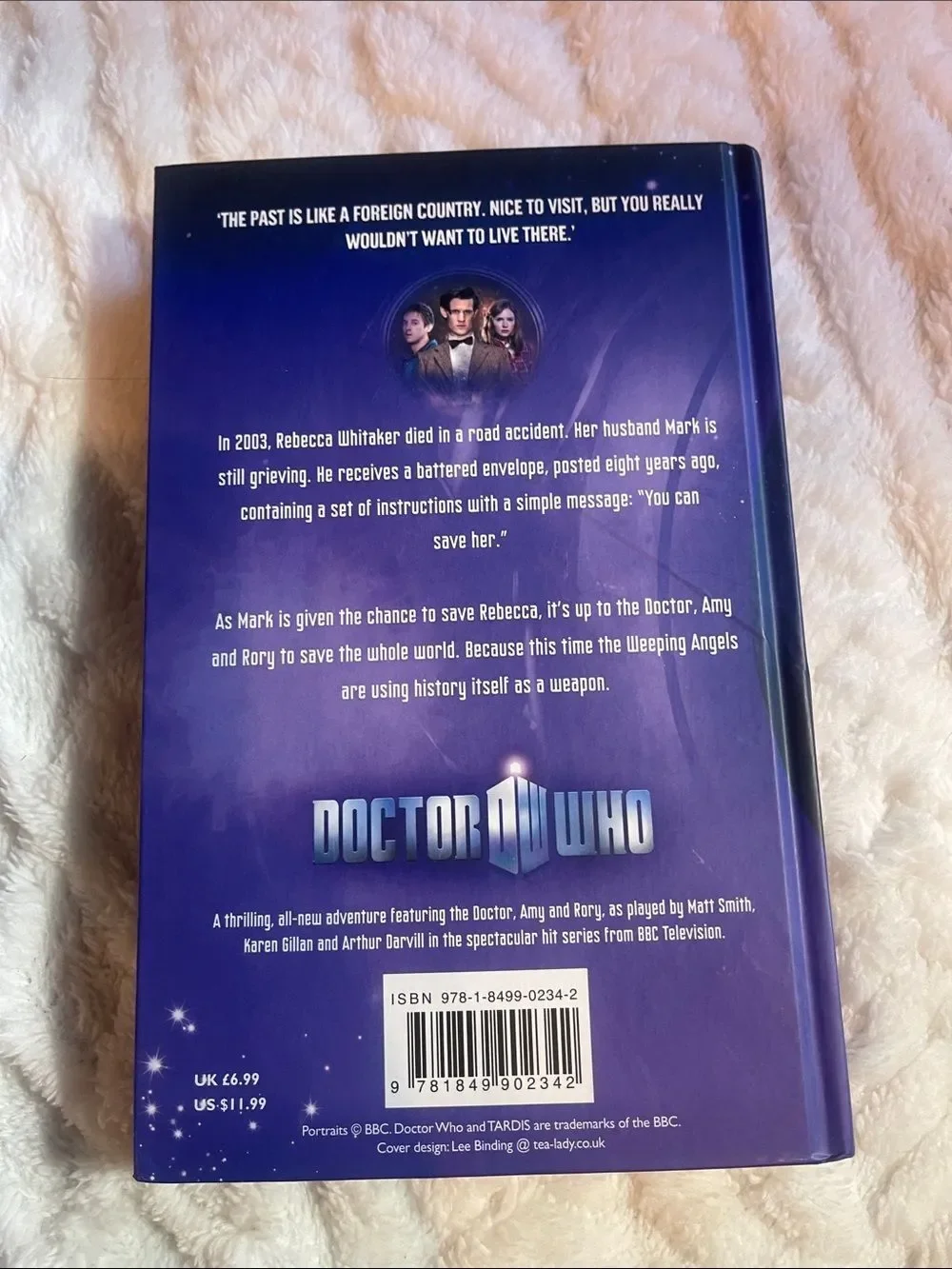 Doctor Who Hardcover Book - touched by an angel